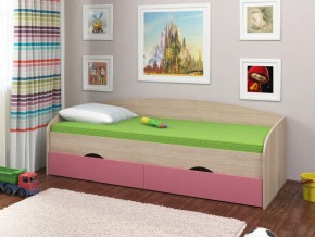 Кровать Соня 2 сонома-розовый в Дегтярске - degtyarsk.magazinmebel.ru | фото