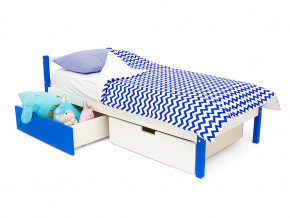 Кровать Svogen classic с ящиками сине-белый в Дегтярске - degtyarsk.magazinmebel.ru | фото - изображение 3