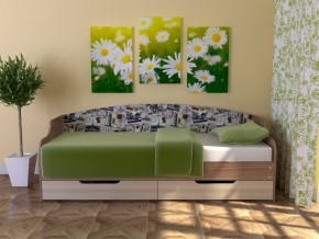 Кровать Юниор Тип 2 Микровелюр-марки 800х1600 в Дегтярске - degtyarsk.magazinmebel.ru | фото