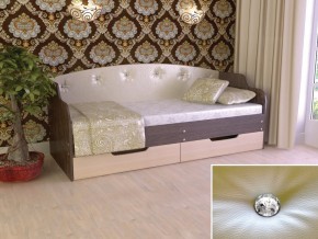 Кровать Юниор Тип 2 Венге/дуб молочный 800х1600 в Дегтярске - degtyarsk.magazinmebel.ru | фото - изображение 1