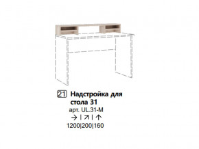Надстройка для стола 31 (Полка) в Дегтярске - degtyarsk.magazinmebel.ru | фото