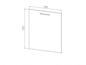 П 60 Комплект для посудомоечной машины 600 мм (цоколь + фасад) ЛДСП в Дегтярске - degtyarsk.magazinmebel.ru | фото