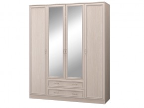 Шкаф 4-х дверный с зеркалом и ящиками в Дегтярске - degtyarsk.magazinmebel.ru | фото