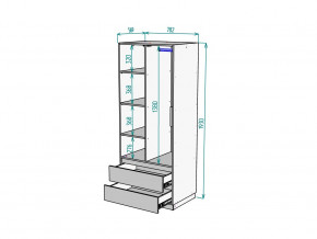 Шкаф Malta light H297 Белый в Дегтярске - degtyarsk.magazinmebel.ru | фото - изображение 2