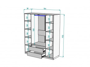 Шкаф Malta light H302 Белый в Дегтярске - degtyarsk.magazinmebel.ru | фото - изображение 2