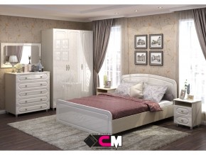 Спальня Виктория МДФ с большим комодом в Дегтярске - degtyarsk.magazinmebel.ru | фото - изображение 1